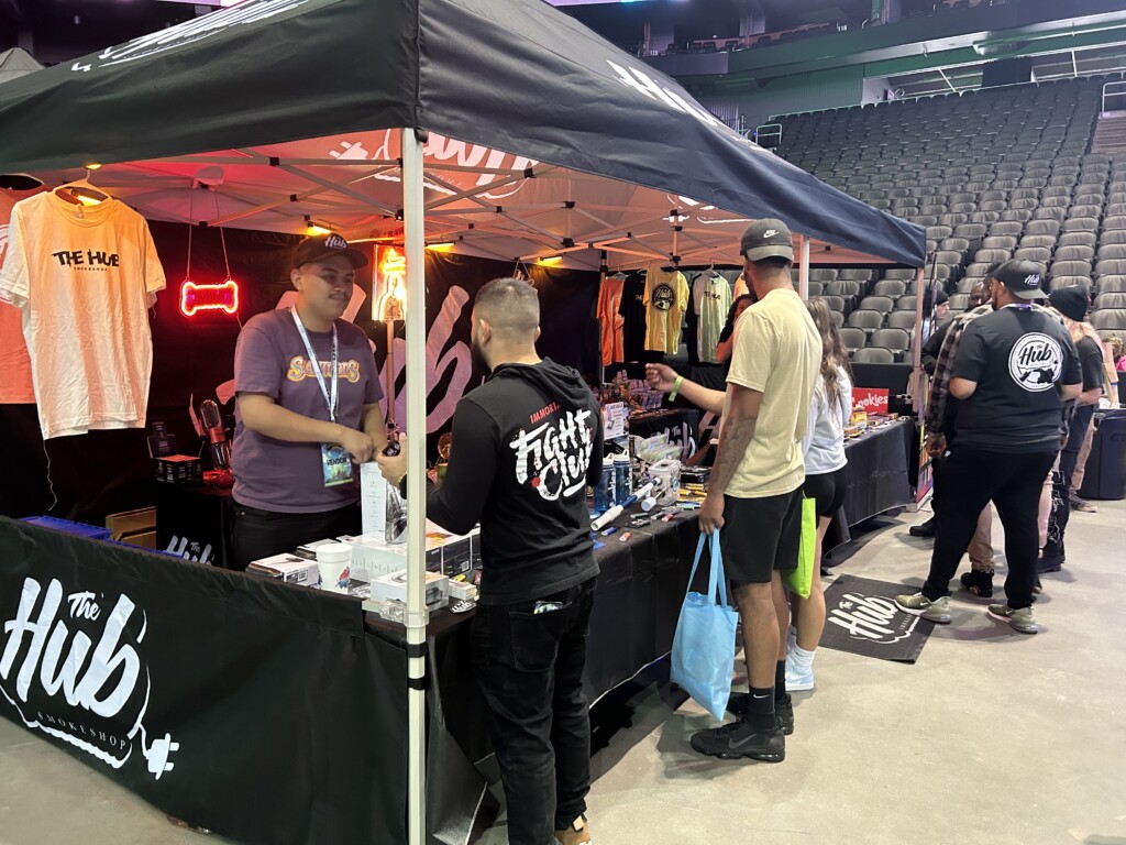 Vendors And Attendees At Major Cannabis Expo