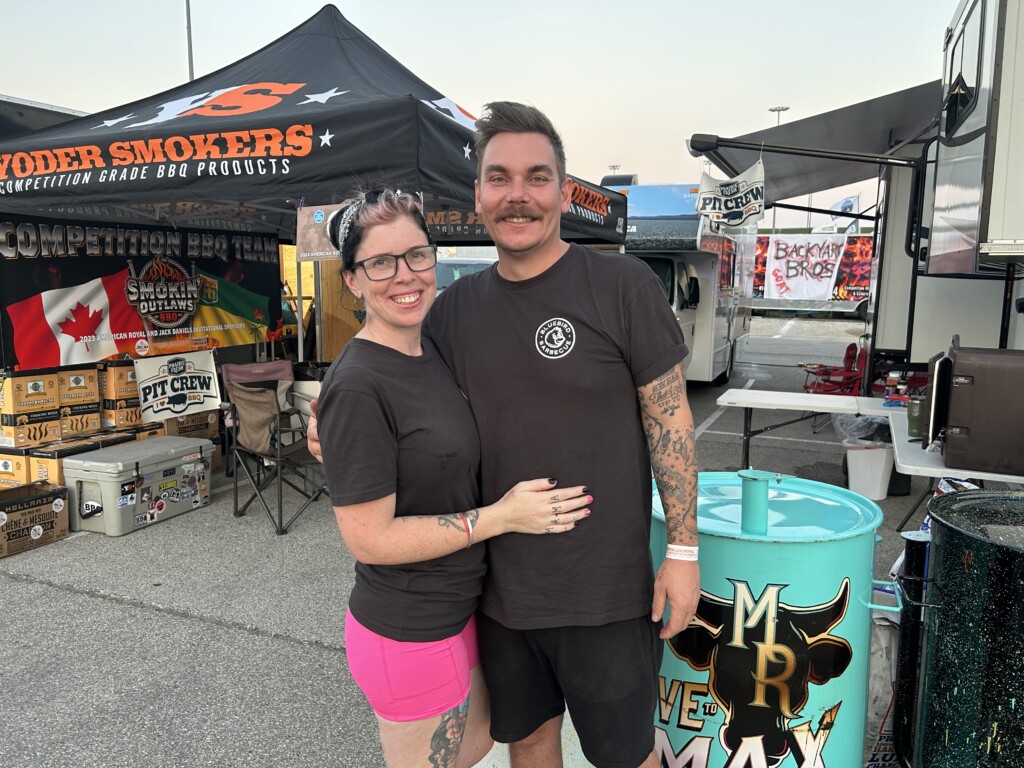 Bluebird Barbecue Crew Members Jim And Katie Osborn At The American Royal