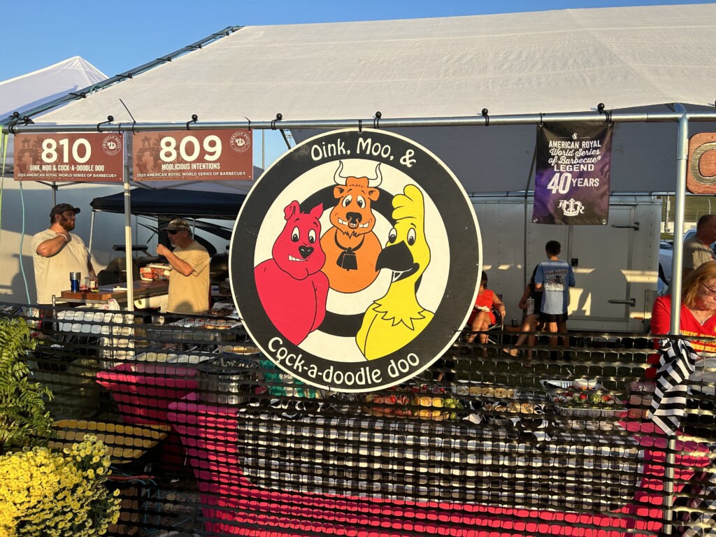 Oink Moo Cock A Doodle Doo Setup At The American Royal
