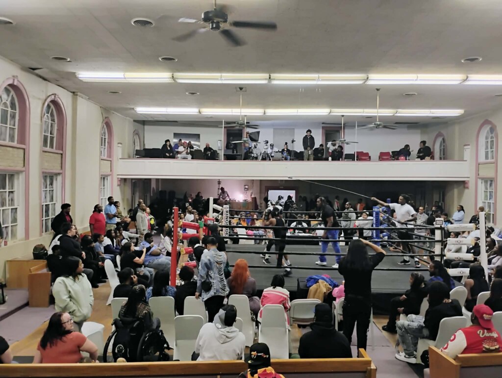 The monthly Guns Down, Gloves Up event