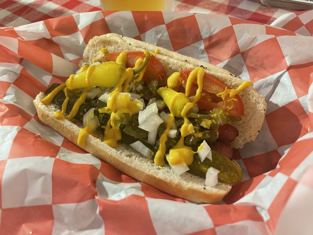 Chicago dog // photo by Cory Swieczkowski
