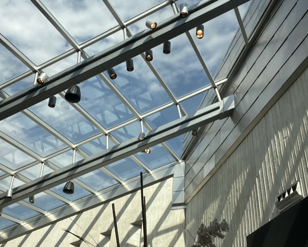 Oil on Linen courtyard // photo by Cory Swieczkowski