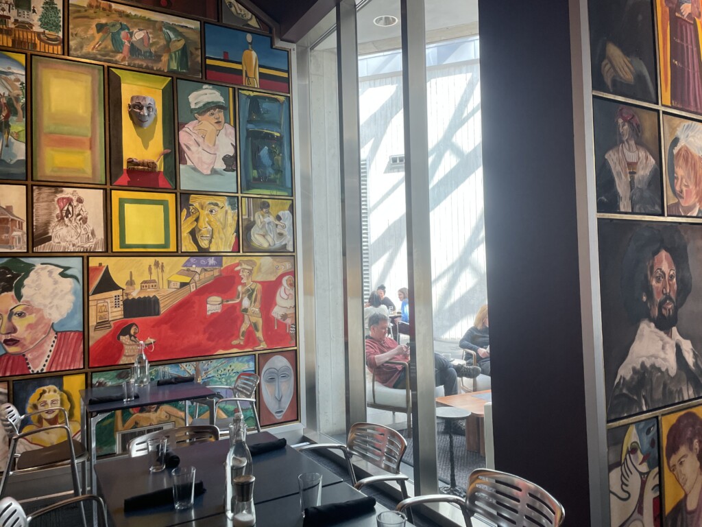 Oil on Linen 'gallery' // photo by Cory Swieczkowski