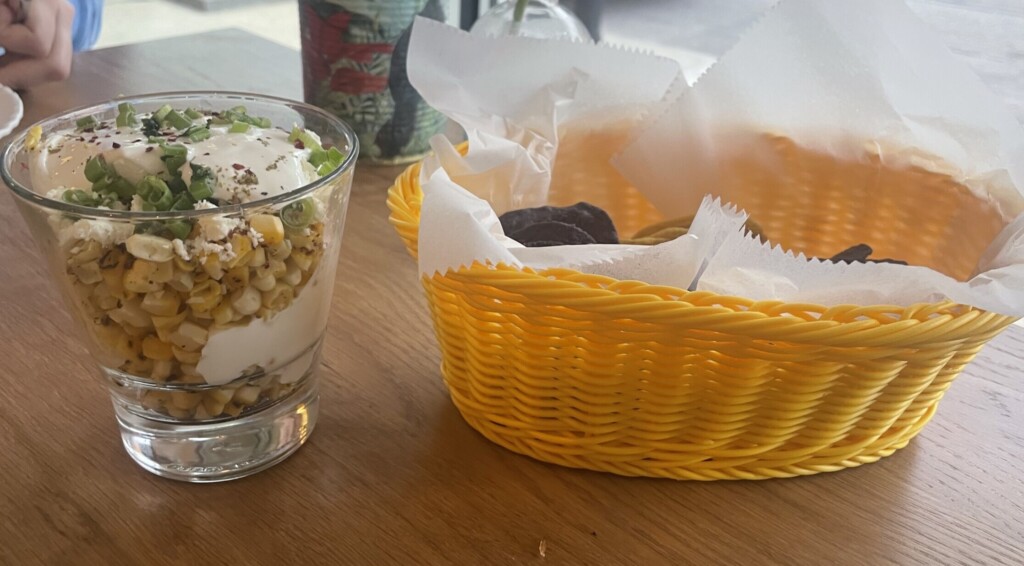 Esquites labneh // Photo by Cory Swieczkowski