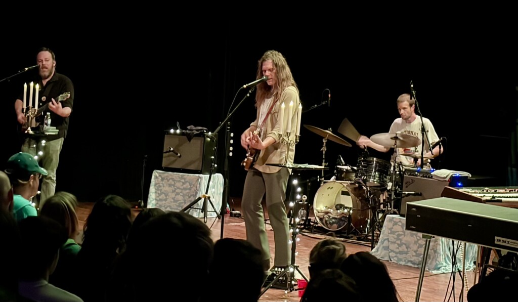Fruit Bats performing onstage